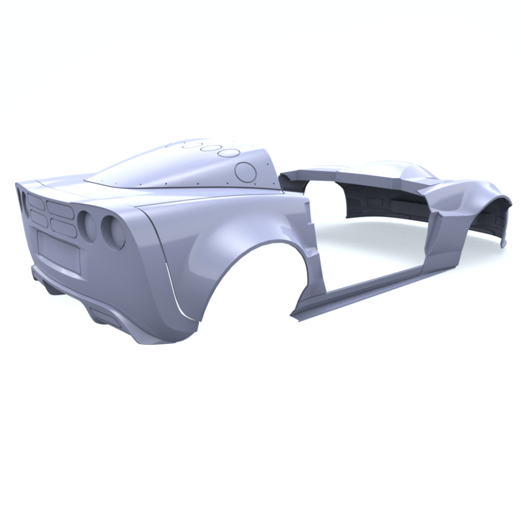 Corvette C6 DSaito Wide Body conversion kit QGARAGE Shop